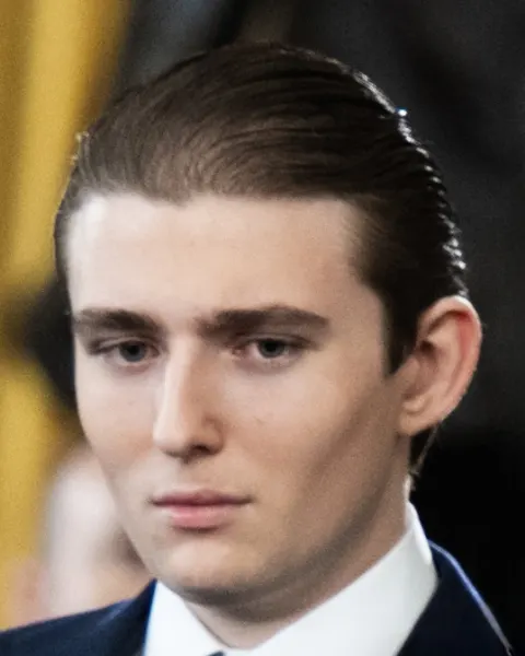 Barron Trump at Donald Trump's second inauguration in January 2025.