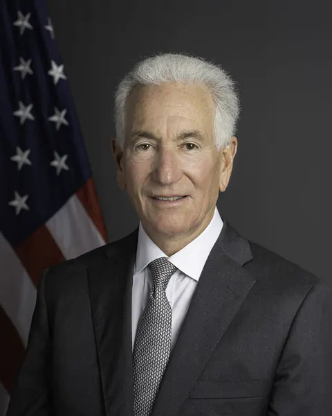 Official Department of State portrait of Charles Kushner in 2025.