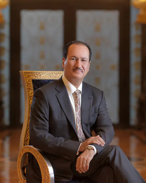 Hussain Sajwani speaking at an event.