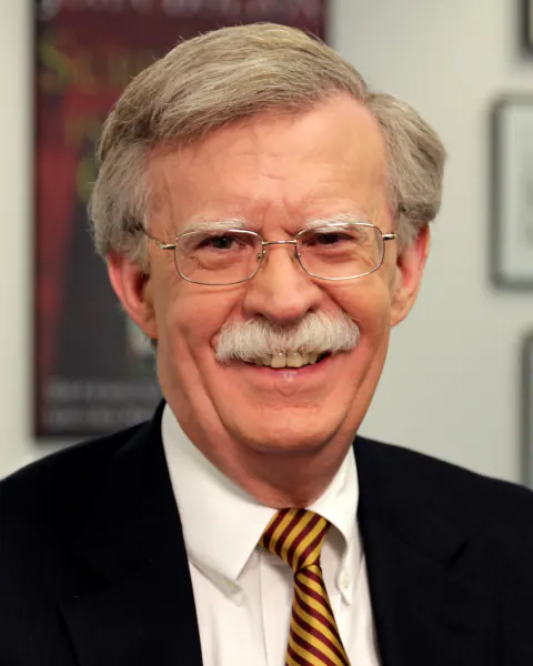 Official White House portrait of John Bolton in 2018.