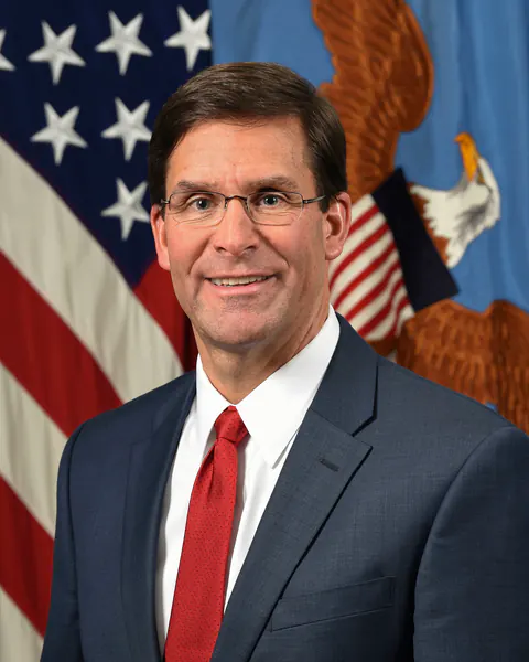 Official Department of Defense portrait of Mark Esper.