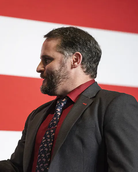 Mathew Golsteyn at a Republican Party of Florida dinner in 2019.