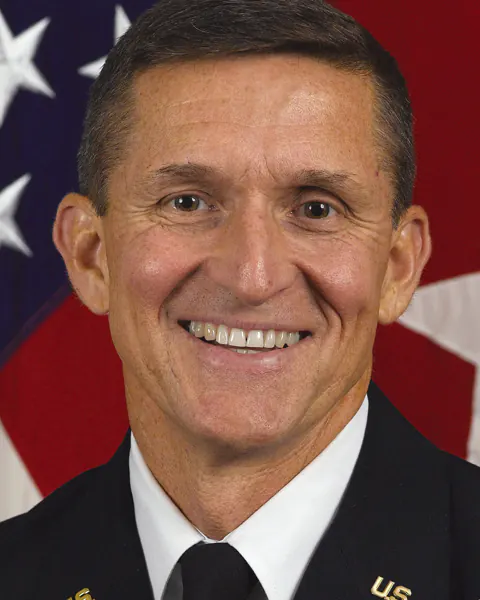 Official Defense Intelligence Agency portrait of Michael Flynn.