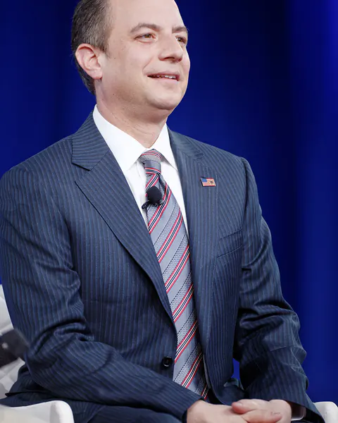 Reince Priebus speaking at CPAC in 2017.