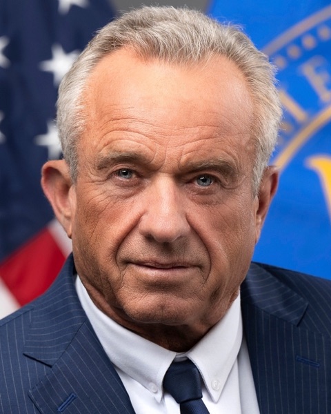 Official Health and Human Services portrait of Robert F. Kennedy Jr. in 2025.