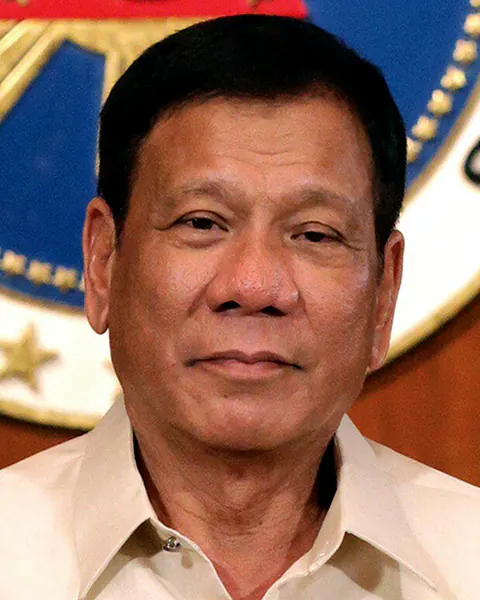 Official presidential portrait of Rodrigo Duterte in 2016.