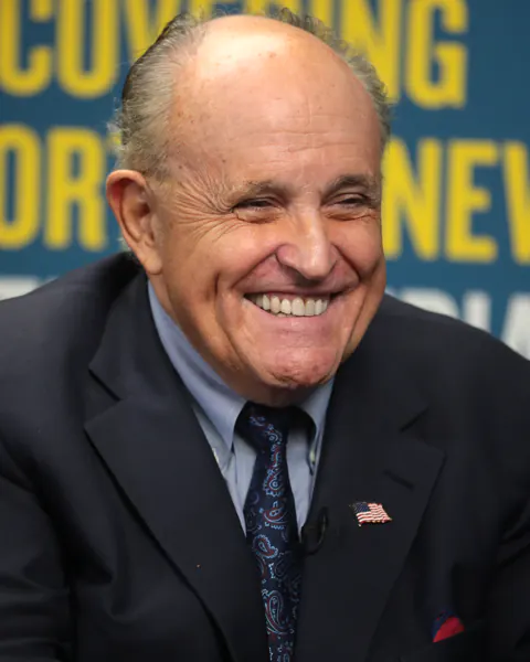 Rudy Giuliani speaking at a public event in 2019.