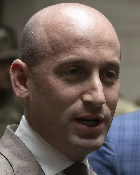 Stephen Miller in a 2025 Department of Defense photograph.