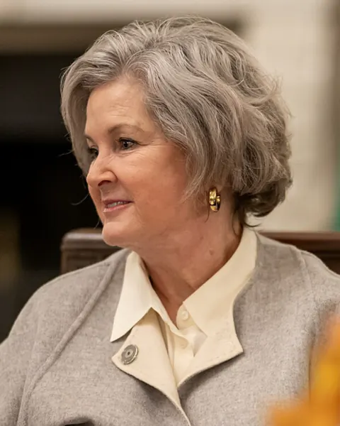 Susie Wiles at the White House in 2025.